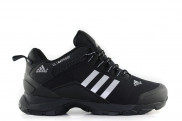 Кроссовки Adidas Terrex черный кожаный с мехом